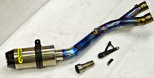 YAMAHA YZF R1M R1-M MT-10 MT10 AKRAPOVIC + ARROW  60mm  TITANIUM EXHAUST END CAN