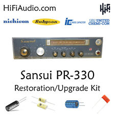 Sansui PR-330 receiver rebuild