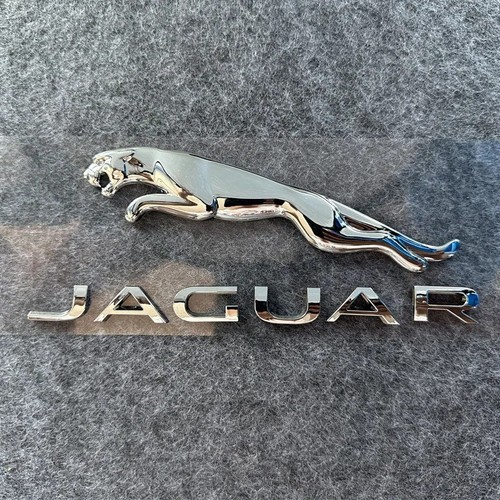 Jaguar metal car badge - jaguar, 3d