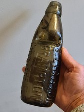 AMBER 10OZ CODD BOTTLE FROM