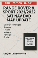 Range Rover Sat Nav DVD