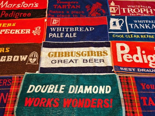 Vintage Bar Beer Towels -