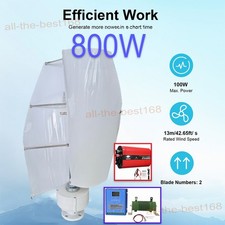 800W Wind Turbine 12V 24V 48V