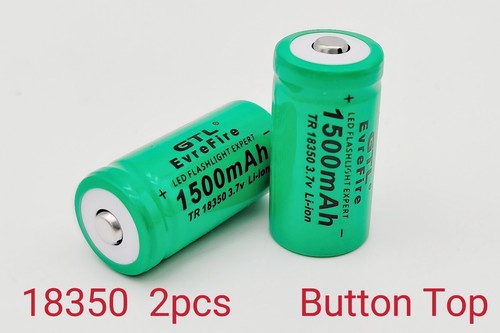 18350 2pcs rechargeable - 18350,