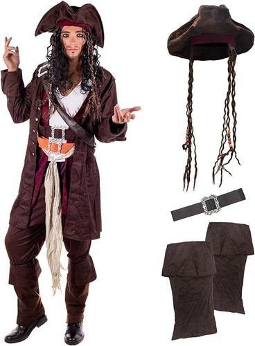 Men caribbean pirate captain - caribbean,
