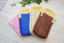 Real Sheepskin Stroller Footmuff Pushchair Medical Sheepskin Liner Baby Shower