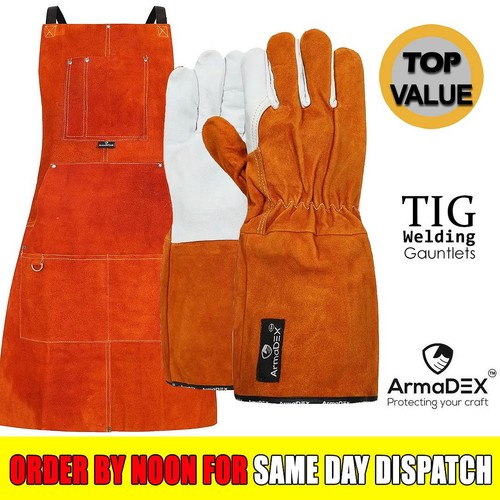 Armawear leather welding apron - armawear,
