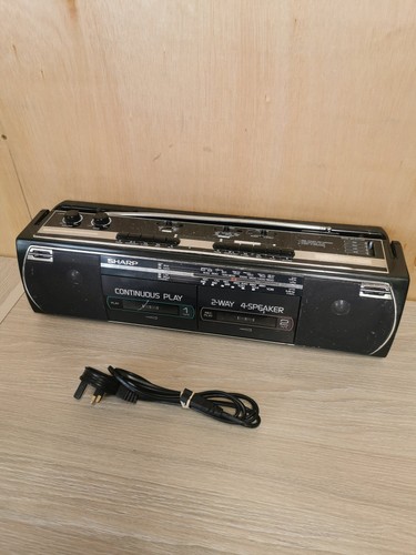 Sharp 268e stereo radio - sharp, wq-268e