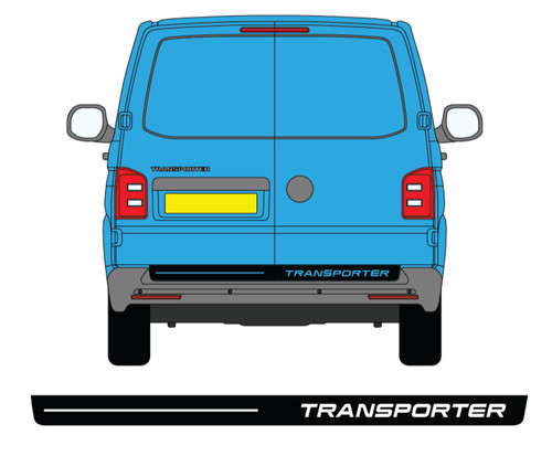 Rear decal panel graphics - panel,
