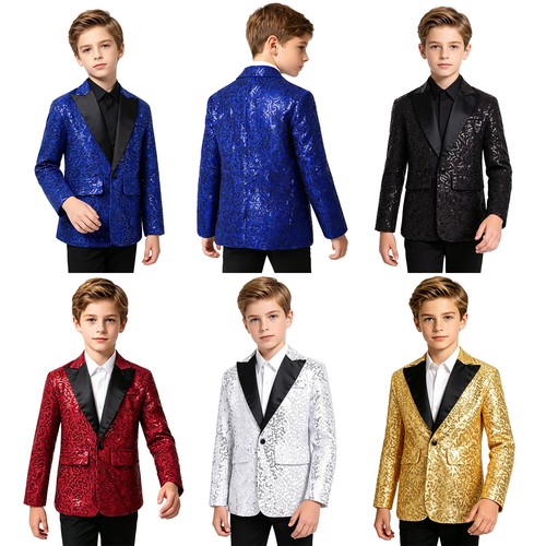 Kids boys shiny sequins - uk,