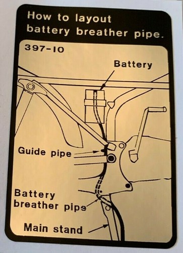 Yamaha rd200 battery breather - yamaha,