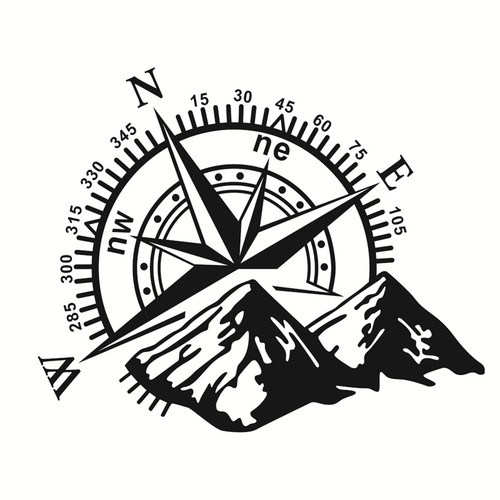 Compass navigation mountain - compass,