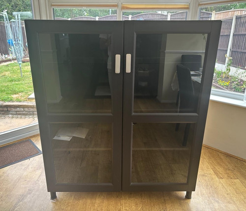 Ikea black freestanding wood - ikea,