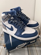 Nike Mens Air Jordan 1 Retro High OG True Blue Boxed Size UK 10