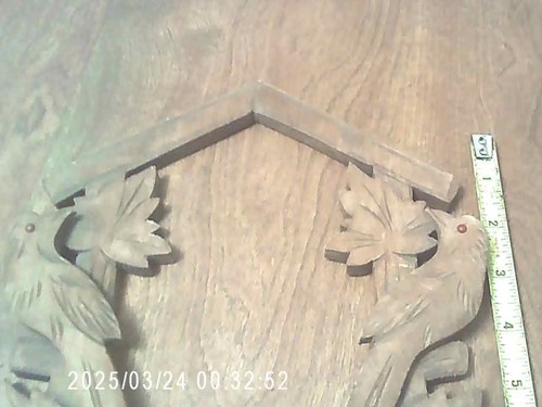 Cuckoo clock parts - parts, front