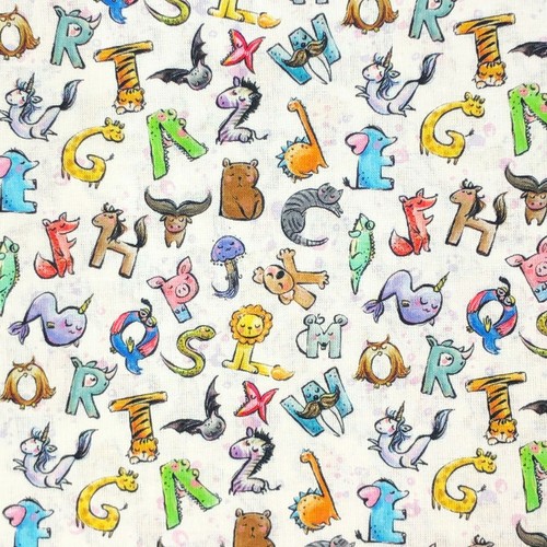100 cotton animal alphabet - animal,