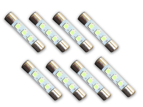 Cool blue led lamp - 8v,
