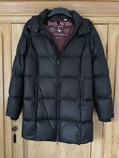 JACK WILLS BLACK PUFFER 3/4