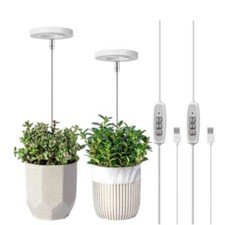 LED Grow Light Full Spectrum Plant Growth Light USB Growing Lamp with Timer