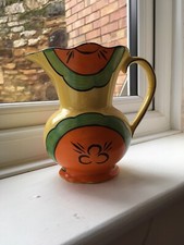 Art Deco Colourful Burslem Jug