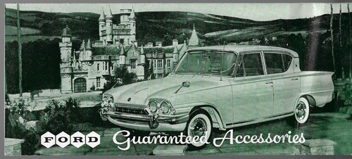 Ford accessories 1961 uk - accessories,