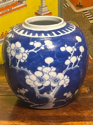 Chinese blue porcelain ginger - chinese,
