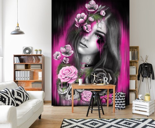 Flower girl a490 wallpaper - 3d,