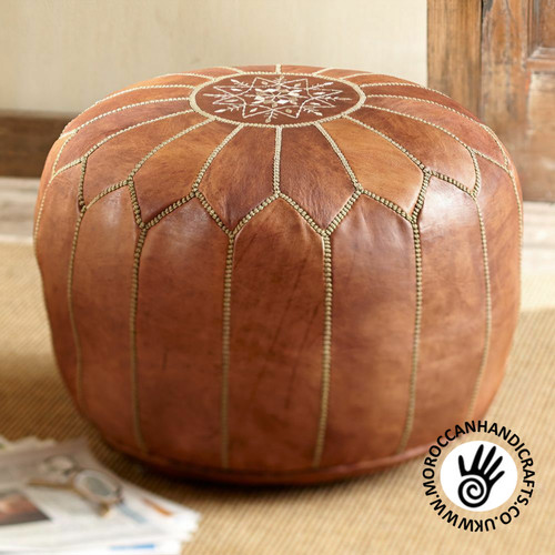 Handmade leather moroccan - handmade,