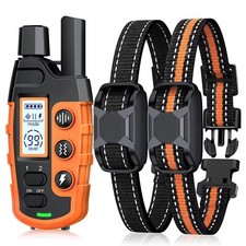 3300ft Electric Dog Training Collar - Waterproof Remote Control with Shock