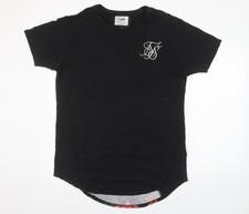 SikSilk Men's Black Floral