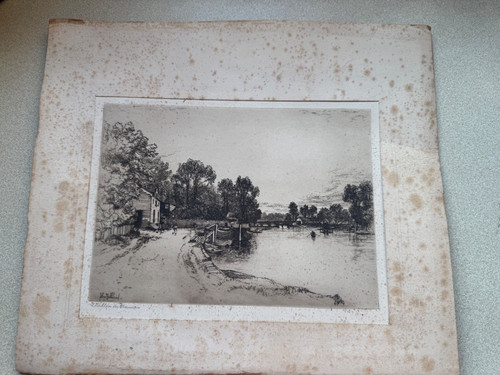 Antique original pair - , of