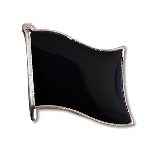 Anarchy black flag pin - anarchy, badge