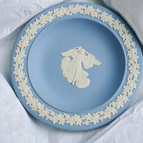 Blue wedgewood plate - wedgewood, plate,