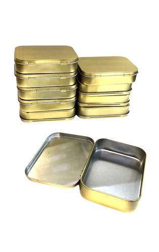 Tobacco tin gold - 10,