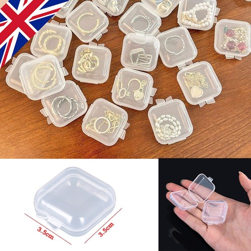 100x clear mini plastic - mini, bead