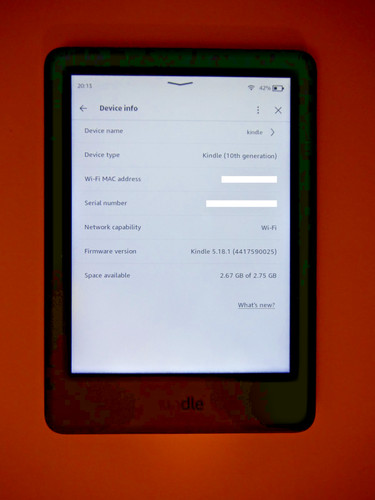 Amazon kindle 10th - kindle,