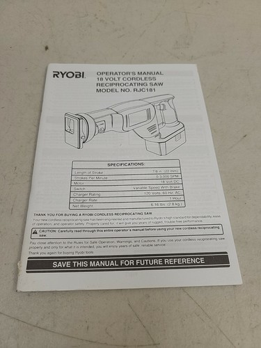Ryobi volt cordless - 18,