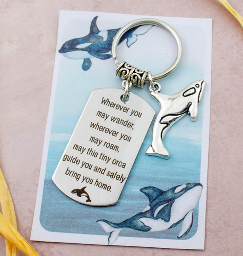 Orca keyring killer whale - orca,