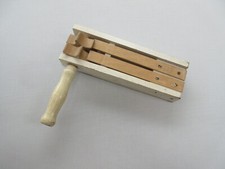 Vintage wooden football rattle