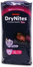 Huggies DryNites Pyjama Pants Teen Girl 13+ Years Nappies 9 Pack X 1