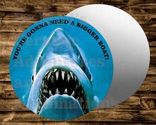 Metal Round Sign Jaws Bigger