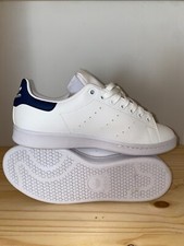 Adidas Stan Smith Size 6.5 - White Navy - Brand New