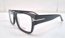 Optical frame Tom Ford Style Glasses Black Large Style Rectangular Size 56 X 16.