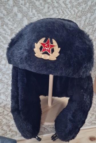 Russian trapper hat - russian, soviet