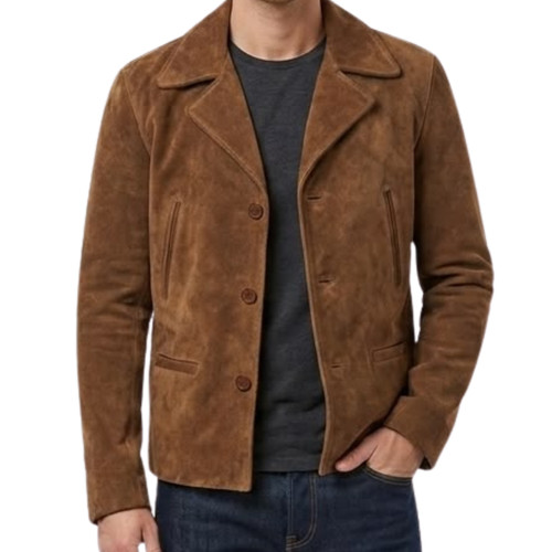 Men suede jacket - men's,