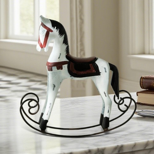 Wooden horse figurine ornament - wooden,