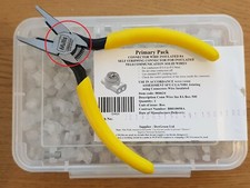 500 GENUINE 8A 2 WIRE TELEPHONE JELLY GEL CRIMPS AND JELLY CRIMPTOOL