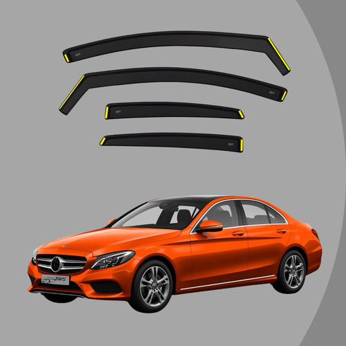 Wind deflectors fit mercedes - wind,