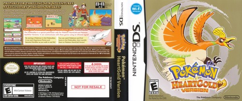 Pokemon heart gold - gold, esrb