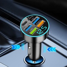 2 PD+4 USB 66W Car Phone